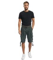robuste Brandit Savage Vintage Herren Cargo Shorts Baumwoll-Bermuda B2001-01745 Anthrazit-Grau
