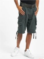 robuste Brandit Savage Vintage Herren Cargo Shorts Baumwoll-Bermuda B2001-01745 Anthrazit-Grau