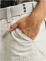 robuste Brandit Savage Vintage Herren Cargo Shorts Baumwoll-Bermuda B2001-02610 Weiß-Grau
