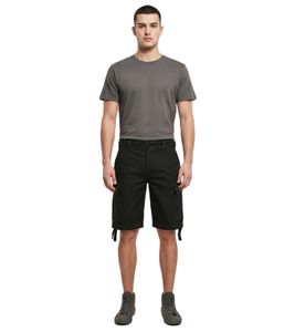 Order rugged Brandit Vintage Cargo Shorts online – military-style cotton Bermuda shorts (B2002-00007, Black)