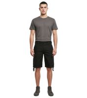 Order rugged Brandit Vintage Cargo Shorts online – military-style cotton Bermuda shorts (B2002-00007, Black)