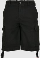 Order rugged Brandit Vintage Cargo Shorts online – military-style cotton Bermuda shorts (B2002-00007, Black)