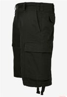 Order rugged Brandit Vintage Cargo Shorts online – military-style cotton Bermuda shorts (B2002-00007, Black)