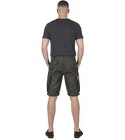 Short cargo vintage Brandit, bermuda d'été style militaire, en coton gris anthracite B2002-01745