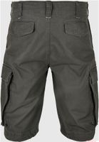 Short cargo vintage Brandit, bermuda d'été style militaire, en coton gris anthracite B2002-01745