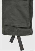 Short cargo vintage Brandit, bermuda d'été style militaire, en coton gris anthracite B2002-01745