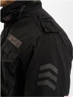 Veste de terrain Brandit M65 Giant pour homme, veste en coton mi-saison avec capuche, B3101 Noir