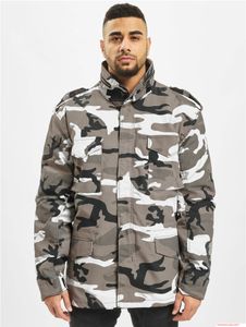 Chaqueta clásica Brandit M65 para hombre, estilo militar estadounidense, con chaqueta interior independiente, modelo B3108, camuflaje urbano gris/negro/blanco
