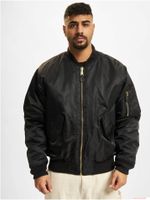 Chaqueta bomber clásica Brandit MA1 para hombre, reversible 2 en 1, B3149, negro/naranja