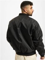 Chaqueta bomber clásica Brandit MA1 para hombre, reversible 2 en 1, B3149, negro/naranja