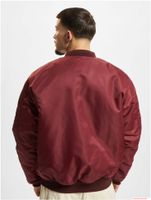 Chaqueta bomber clásica Brandit MA1 para hombre, reversible 2 en 1 (modelo B3149), burdeos/naranja