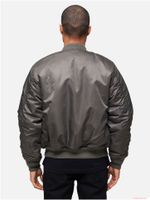 Chaqueta bomber clásica Brandit MA1, reversible 2 en 1 para hombre, B3149, antracita/naranja