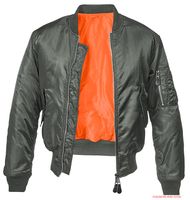 Chaqueta bomber clásica Brandit MA1, reversible 2 en 1 para hombre, B3149, antracita/naranja