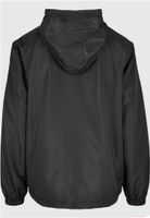 leichter Brandit Herren Sommer Windbreaker wasserabweisende Hoodie-Jacke B3162 Schwarz