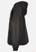 leichter Brandit Herren Sommer Windbreaker wasserabweisende Hoodie-Jacke B3162 Schwarz