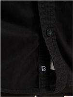 klassisches Brandit Vintage Langarm-Hemd Herren Shirt im Used Look Longsleeve B9373 Schwarz