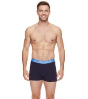Paquete de 4 bóxers para hombre U.S. POLO ASSN., ropa interior transpirable de algodón 011601_US16133_02 999 Azul oscuro/Azul claro/Rojo