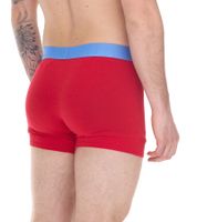 Paquete de 4 bóxers para hombre U.S. POLO ASSN., ropa interior transpirable de algodón 011601_US16133_02 999 Azul oscuro/Azul claro/Rojo