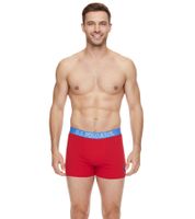 Paquete de 4 bóxers para hombre U.S. POLO ASSN., ropa interior transpirable de algodón 011601_US16133_02 999 Azul oscuro/Azul claro/Rojo