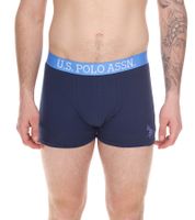 Paquete de 4 bóxers para hombre U.S. POLO ASSN., ropa interior transpirable de algodón 011601_US16133_02 999 Azul oscuro/Azul claro/Rojo