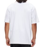 Camiseta de hombre RE:COVERED X Studio Canal o Hammer con estampado de EVIL DEAD 2, La Momia o Instinto Básico. Camiseta de algodón con cuello redondo y estampado grande, color blanco.