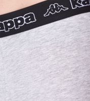 6er Sparpack Kappa Herren Boxershorts mit Marken Schriftzug und Logo Unterhose Schwarz/Violett Schwarz/Hellgrau