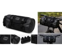 Wasserdichte Fahrrad-Lenkertasche 9L Rollverschluss Fahrradlenkertasche für MTB, E-Bike & Trekkingrad A0001919 Schwarz