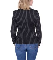 Blazer femme AjC - Veste tailleur à un bouton - Noir ou marine