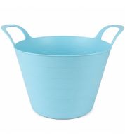 Pratica bacinella universale/flexi da 30 litri con maniglie ergonomiche per il trasporto, adatta anche come cesto da giardino/cesto per la biancheria, dimensioni approssimative: 54 x 42 x 36 cm - Colore non disponibile