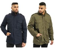 klassische Brandit M65 Herren US-Feldjacke mit separater Innenjacke B3108 in Navy-Blau oder Oliv-Grün