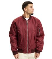 Classic Brandit Men's MA-1 Bomber Jacket with Padded Lining (Model B3149) – Wine Red and Olive Green