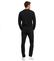 Casual Merchcode men's sweatshirt / cotton pullover / crew-neck sweater (210 g/m²) in anthracite and black