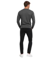 Casual Merchcode men's sweatshirt / cotton pullover / crew-neck sweater (210 g/m²) in anthracite and black