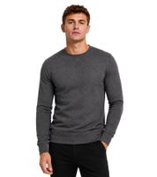 Casual Merchcode men's sweatshirt / cotton pullover / crew-neck sweater (210 g/m²) in anthracite and black