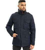 klassische Build Your Brand M65 Herren US-Feldjacke mit separater Innenjacke Baumwoll-Jacke in Navy-Blau, Grau/Schwarz/Weiß, Oliv-Grün und Schwarz 