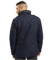 klassische Build Your Brand M65 Herren US-Feldjacke mit separater Innenjacke Baumwoll-Jacke in Navy-Blau, Grau/Schwarz/Weiß, Oliv-Grün und Schwarz 