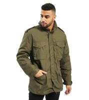 klassische Build Your Brand M65 Herren US-Feldjacke mit separater Innenjacke Baumwoll-Jacke in Navy-Blau, Grau/Schwarz/Weiß, Oliv-Grün und Schwarz 