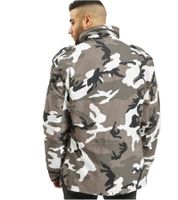 klassische Build Your Brand M65 Herren US-Feldjacke mit separater Innenjacke Baumwoll-Jacke in Navy-Blau, Grau/Schwarz/Weiß, Oliv-Grün und Schwarz 