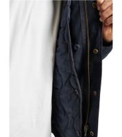 klassische Build Your Brand M65 Herren US-Feldjacke mit separater Innenjacke Baumwoll-Jacke in Navy-Blau, Grau/Schwarz/Weiß, Oliv-Grün und Schwarz 