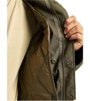 klassische Build Your Brand M65 Herren US-Feldjacke mit separater Innenjacke Baumwoll-Jacke in Navy-Blau, Grau/Schwarz/Weiß, Oliv-Grün und Schwarz 
