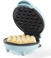 giles & posner Bubble-Waffeleisen mit PFAS-freie Antihaftbeschichtung Bubble-Waffelautomat 750W EK6663GSBLVDE Blau