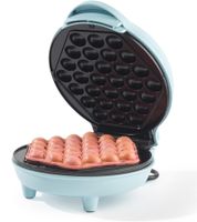 giles & posner Bubble-Waffeleisen mit PFAS-freie Antihaftbeschichtung Bubble-Waffelautomat 750W EK6663GSBLVDE Blau