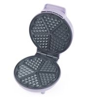 giles & posner Herz-Waffeleisen mit einstellbarer Temperaturregelung Herz-Waffelautomat PFAS-freie Antihaftbeschichtung 750W EK6701GSPPVDE Lila