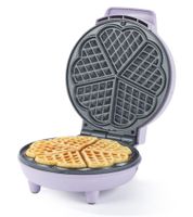 giles & posner Herz-Waffeleisen mit einstellbarer Temperaturregelung Herz-Waffelautomat PFAS-freie Antihaftbeschichtung 750W EK6701GSPPVDE Lila
