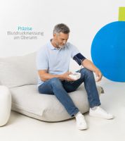 Misuratore di pressione arteriosa da braccio ecomed by medisana BU-95E con lettura di pressione sistolica e diastolica, pulsazioni, data e ora, misuratore di pressione digitale 23206 bianco