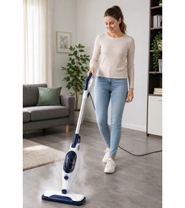Pulitore a vapore multifunzione e lavapavimenti Dirt Devil, si riscalda in 30 secondi, sistema di pulizia con 4 accessori, unità portatile 1300W 9584225