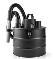 Aspiracenere senza sacco Nedis con filtro HEPA, contenitore da 18 litri, 800 W, VCAC118BK, nero