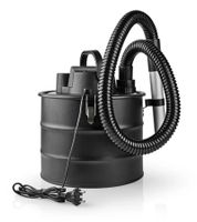 Aspiracenere senza sacco Nedis con filtro HEPA, contenitore da 18 litri, 800 W, VCAC118BK, nero