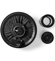 Aspiracenere senza sacco Nedis con filtro HEPA, contenitore da 18 litri, 800 W, VCAC118BK, nero