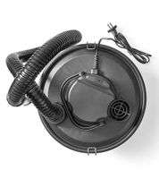 Aspiracenere senza sacco Nedis con filtro HEPA, contenitore da 18 litri, 800 W, VCAC118BK, nero